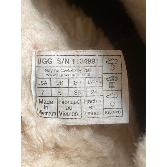 UGG CLASSIC MINI PLATFORM 1134991-CHE Boots Size 7 - Picture 6 of 10